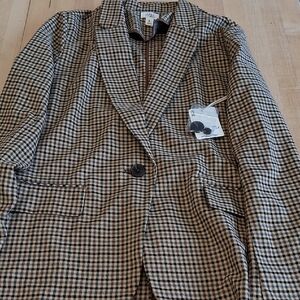 Checkered Blazer